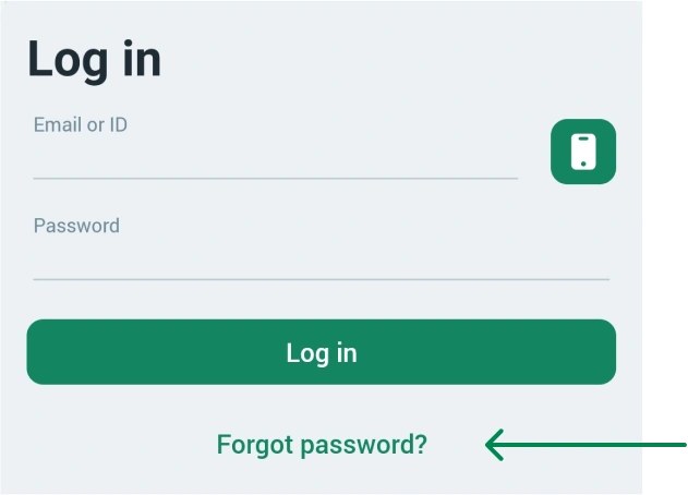 Recovering a forgotten password Betwinner APP Ghana 